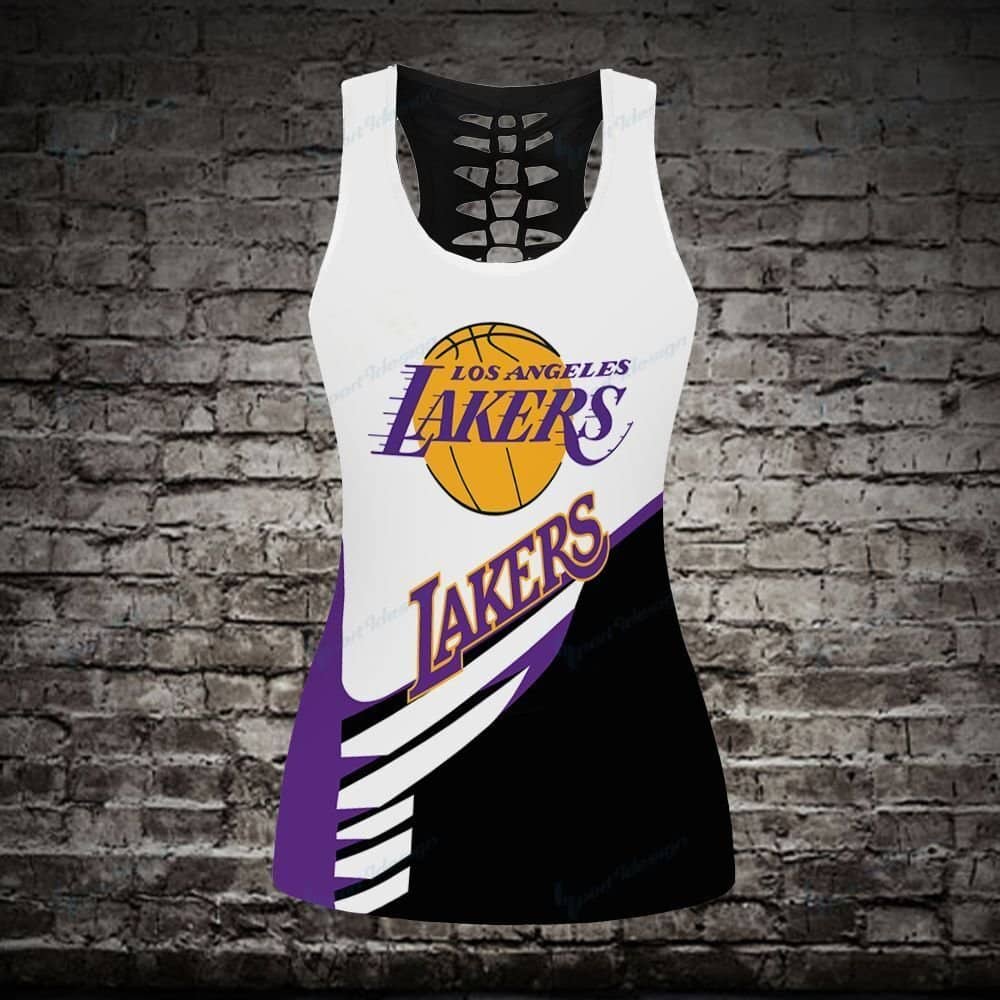 Los Angeles Lakers Leggings and Tank top 026