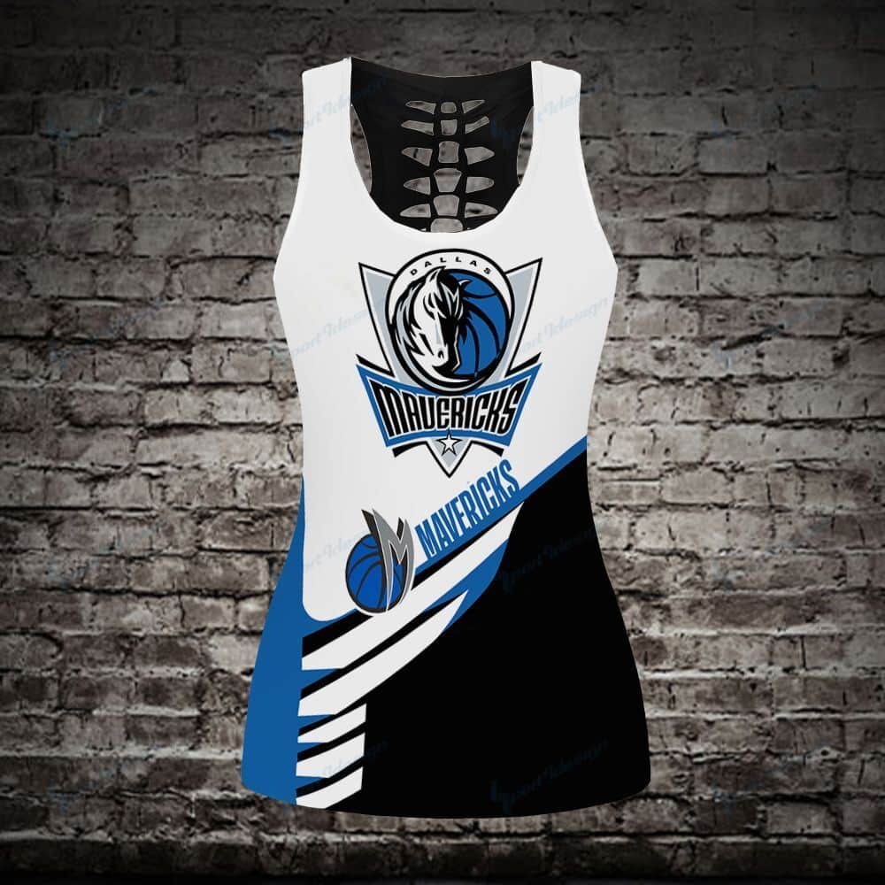 Dallas Mavericks Leggings and Tank top 027