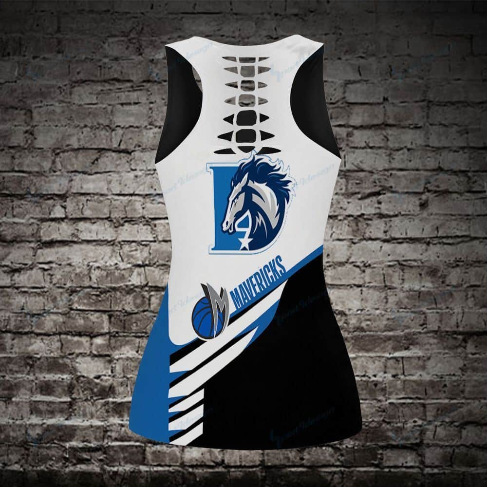 Dallas Mavericks Leggings and Tank top 027