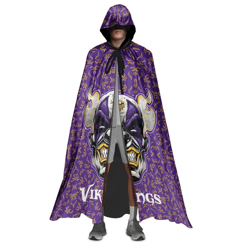 Minnesota Vikings Halloween Clown Limited Edition All-Over Print Halloween Cloak