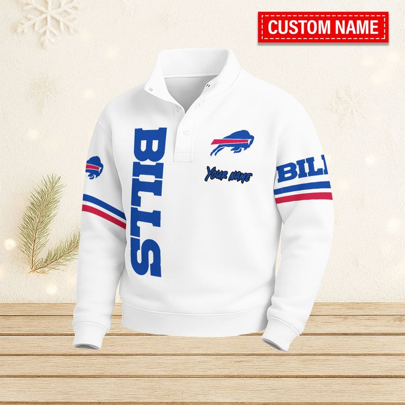Buffalo Bills Casual Stand Collar Sweatshirt BT665