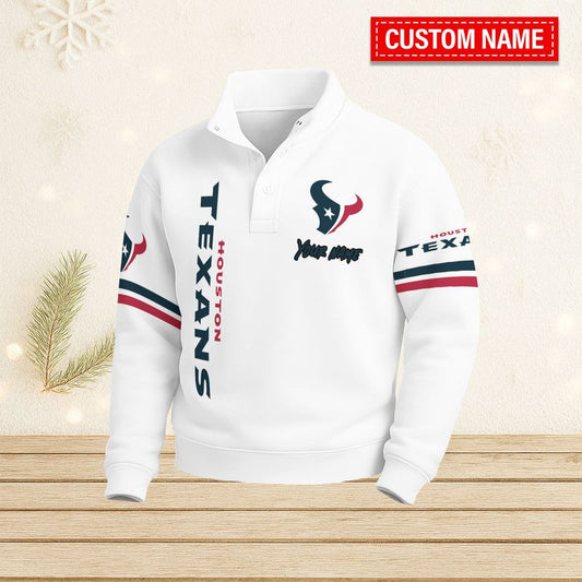 Houston Texans Casual Stand Collar Sweatshirt BT674