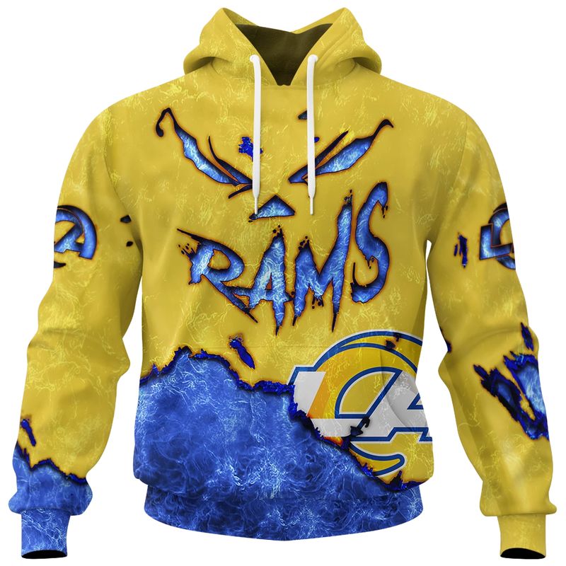 Los Angeles Rams Combo Limited Edition Clothes Jack O’ Lantern Halloween Collection AZBTCLEC000007
