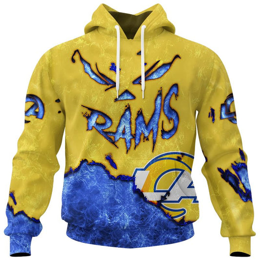 Los Angeles Rams Combo Limited Edition Clothes Jack O’ Lantern Halloween Collection AZBTCLEC000007