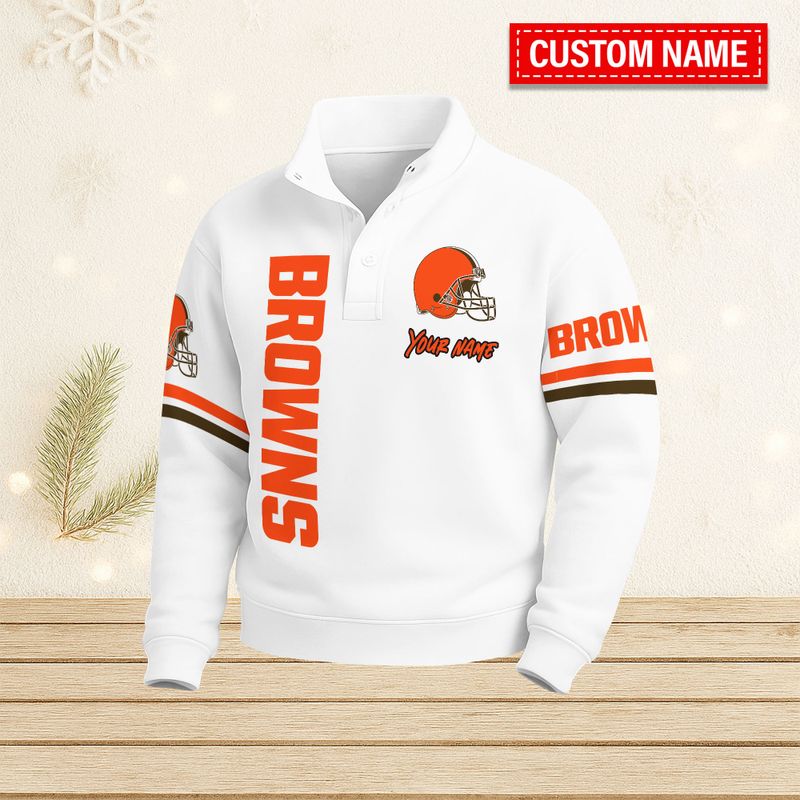 Cleveland Browns Casual Stand Collar Sweatshirt BT669
