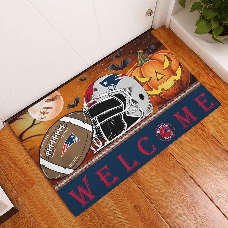 New England Patriots Halloween Doormat New Collection AZBTDM000010