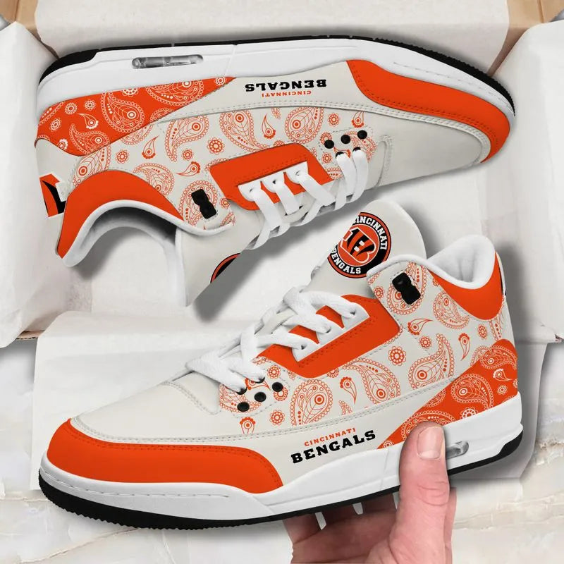 Cincinnati Bengals  Basic Leather JD03 Shoes Men and Women AZBTAJ3000172