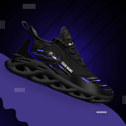 Baltimore Ravens Personalized Yezy Running Sneakers
