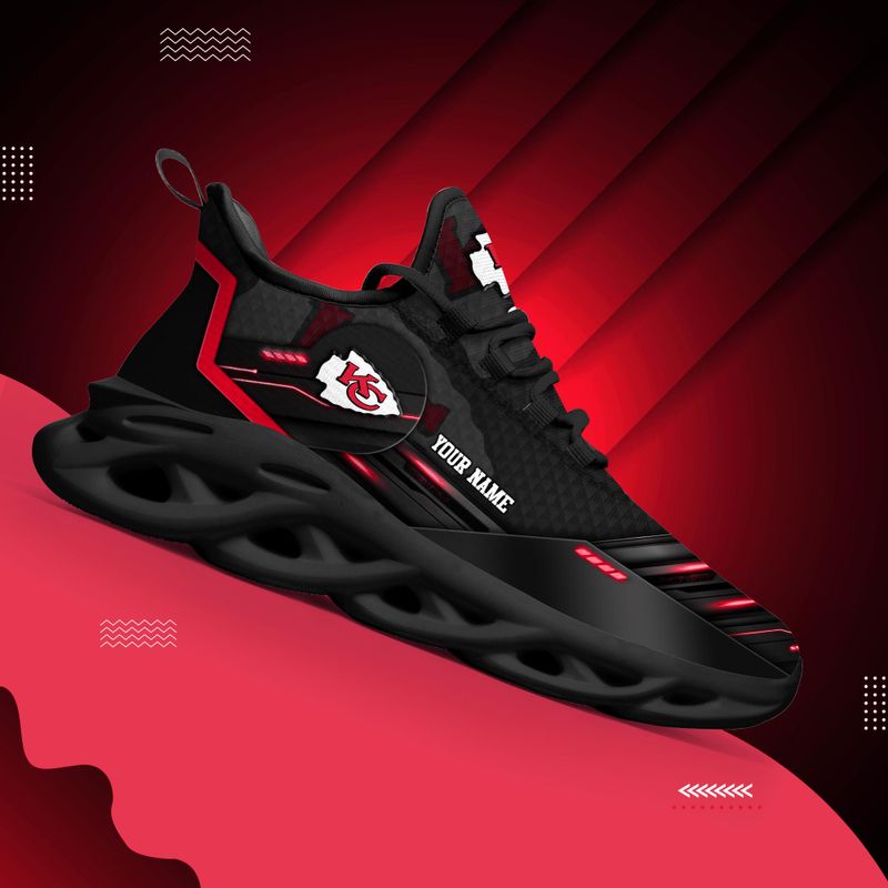 Kansas City Chiefs Personalized Yezy Running Sneakers
