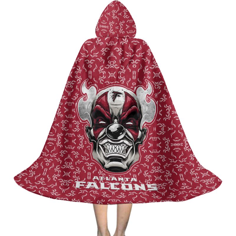 Atlanta Falcons Halloween Clown Limited Edition All-Over Print Halloween Cloak