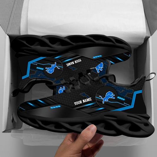 Detroit Lions Personalized Yezy Running Sneakers