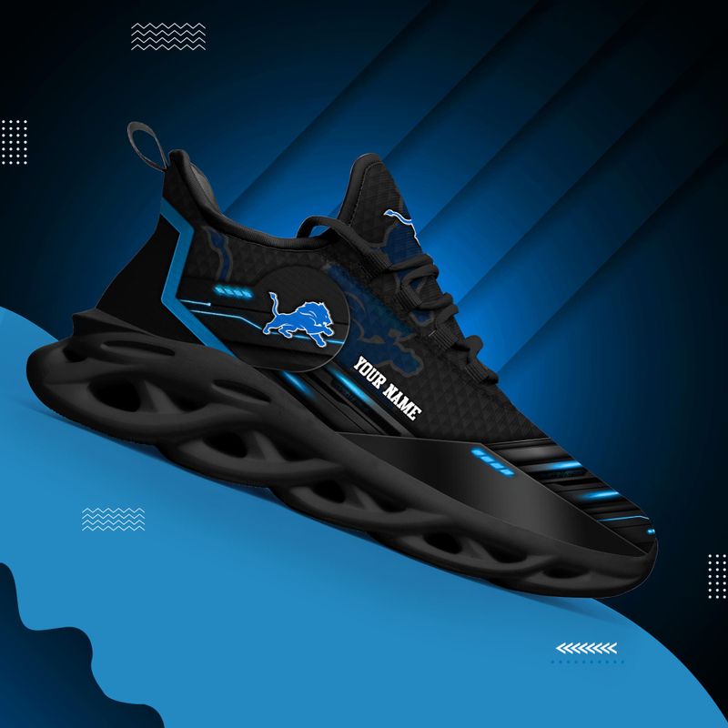 Detroit Lions Personalized Yezy Running Sneakers