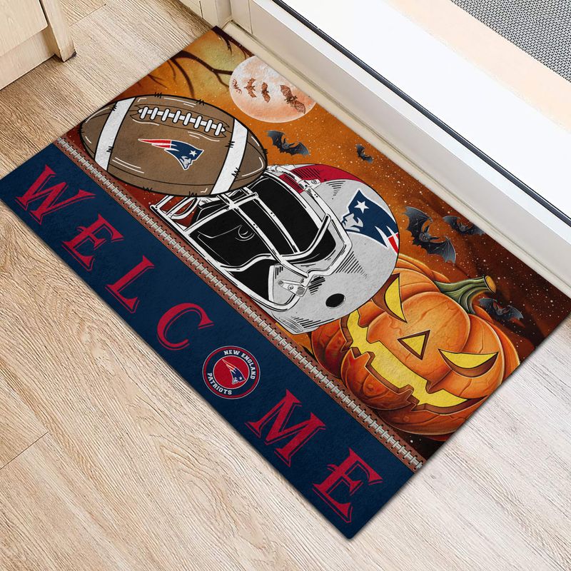 New England Patriots Halloween Doormat New Collection AZBTDM000010