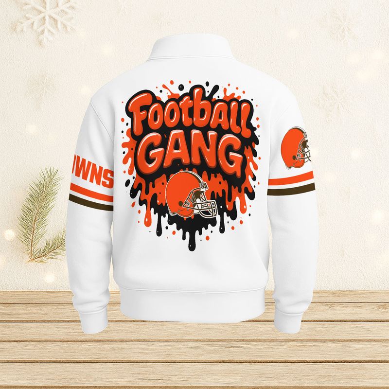 Cleveland Browns Casual Stand Collar Sweatshirt BT669