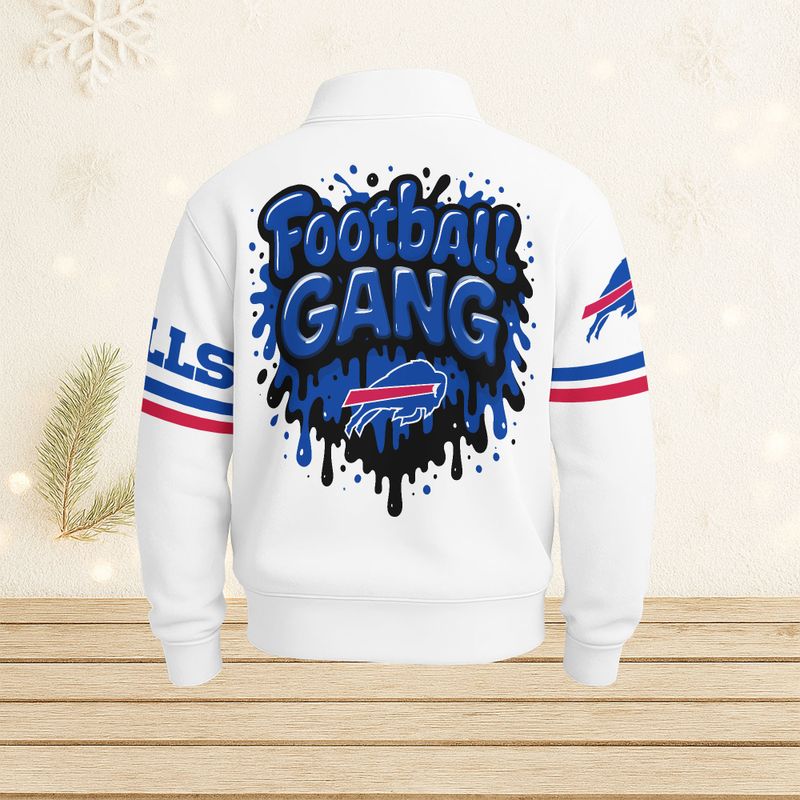 Buffalo Bills Casual Stand Collar Sweatshirt BT665