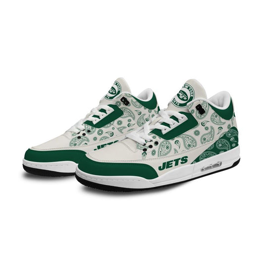 New York Jets Basic Leather JD03 Shoes Men and Women AZBTAJ3000205