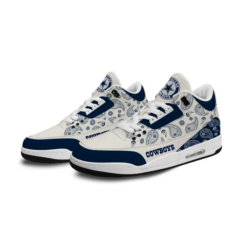 Dallas Cowboys  Basic Leather JD03 Shoes Men and Women AZBTAJ3000176