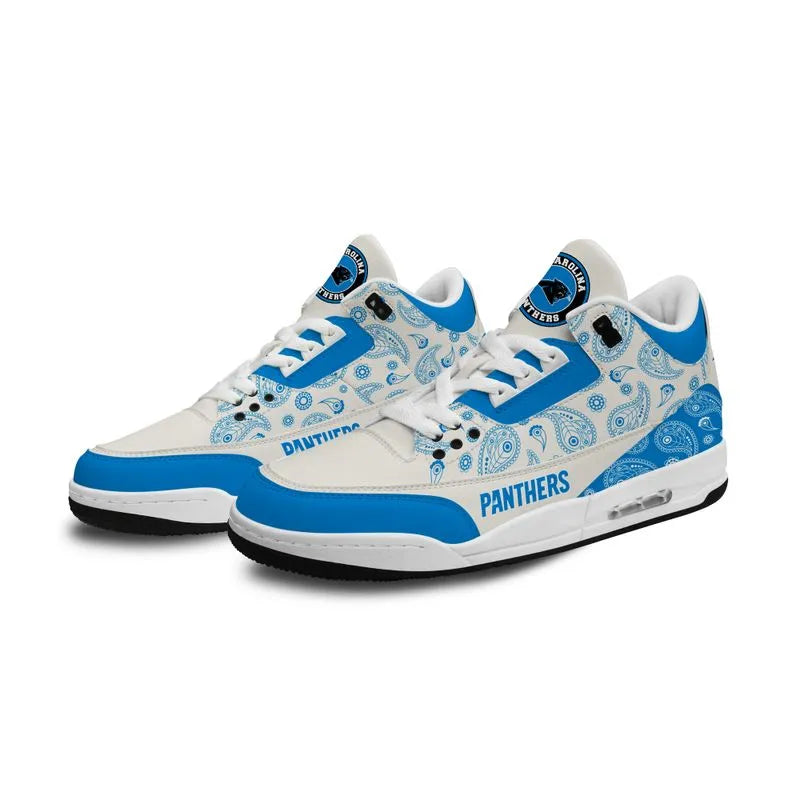 Carolina Panthers  Basic Leather JD03 Shoes Men and Women AZBTAJ3000168