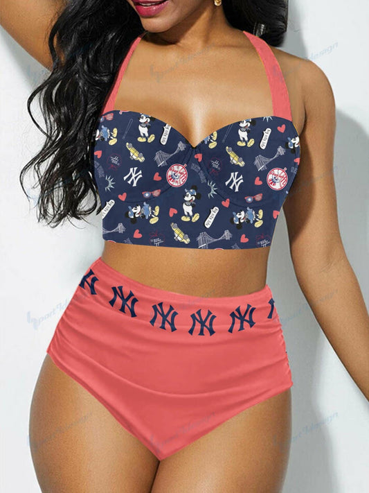New York Yankees Sexy Print Bikini Swimsuit 76
