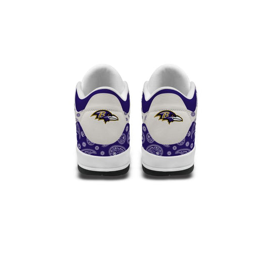 Baltimore Ravens  Basic Leather JD03 Shoes Men and Women AZBTAJ3000164
