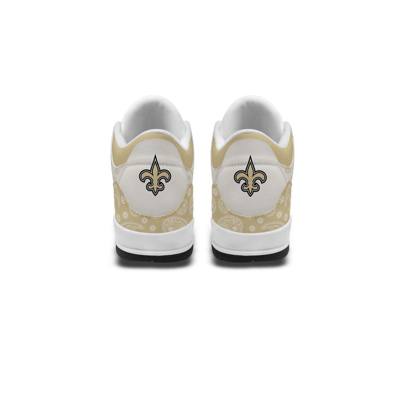 New Orleans Saints Basic Leather JD03 Shoes Men and Women AZBTAJ3000201