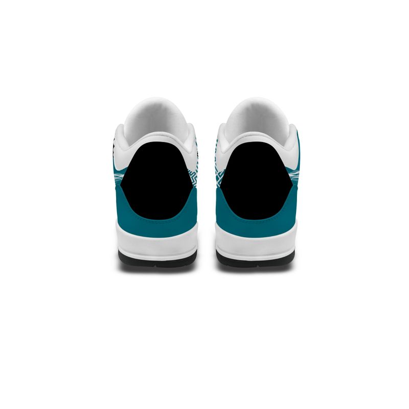 Jacksonville Jaguars Fire White Genuine Leather JD03 Shoes Men and Women AZBTAJ3000115