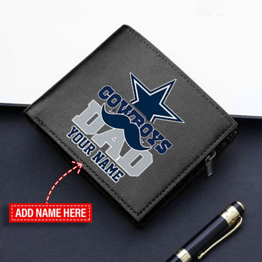 Dallas Cowboys Limited Edition Men’s Leather Bifold Wallet Gift For Father’s Day AZBT2DMW000013