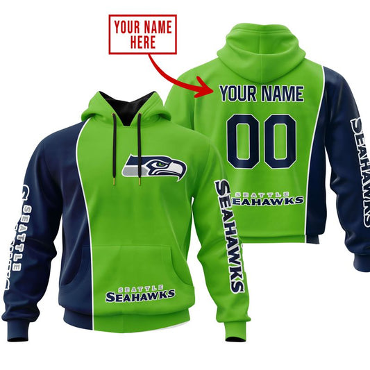 Seattle Seahawks Personalized Hoodie BBHD891