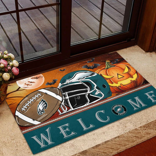 Philadelphia Eagles Halloween Doormat New Collection AZBTDM000005