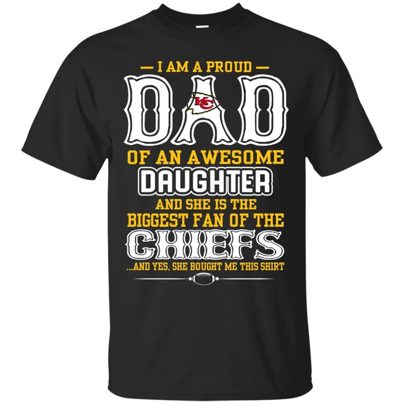 Kansas City Chiefs – Proud Dad Of An Awesome Daughter Unisex T-Shirt Gift For Father’s Day