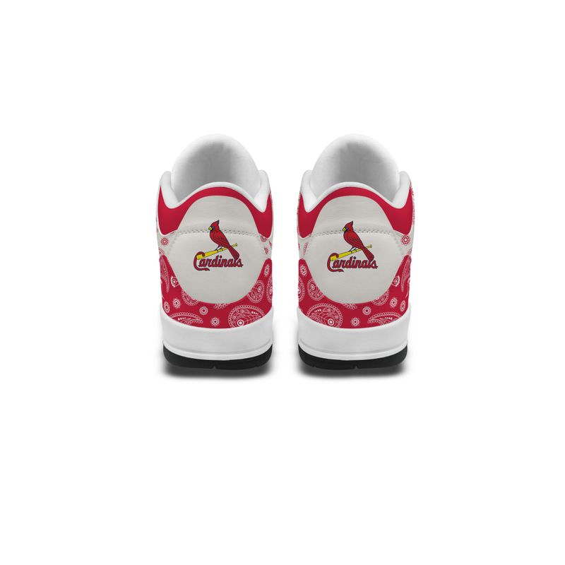 St. Louis Cardinals Basic Leather JD03 Shoes Men and Women