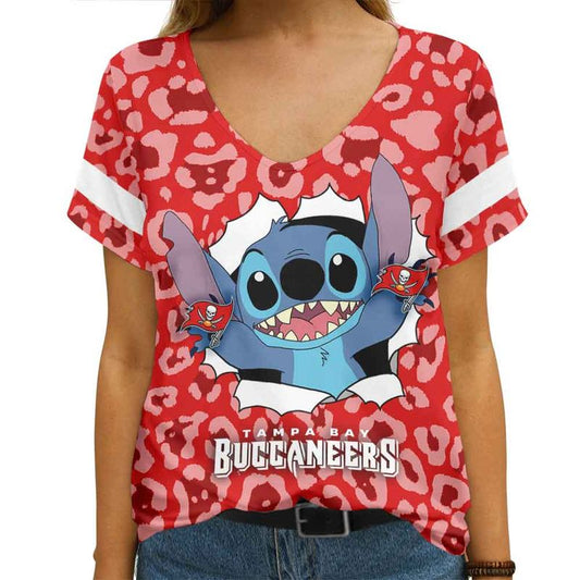 Tampa Bay Buccaneers V-neck Women T-shirt