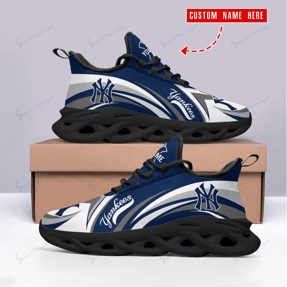 New York Yankees Personalized Yezy Running Sneakers SPD452