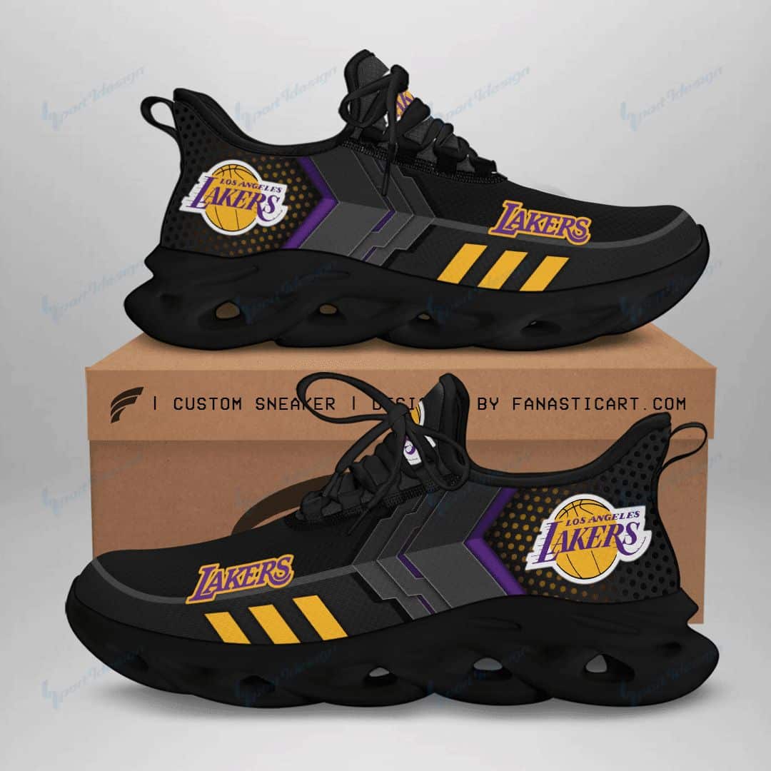 Los Angeles Lakers Yezy Running Sneakers 63