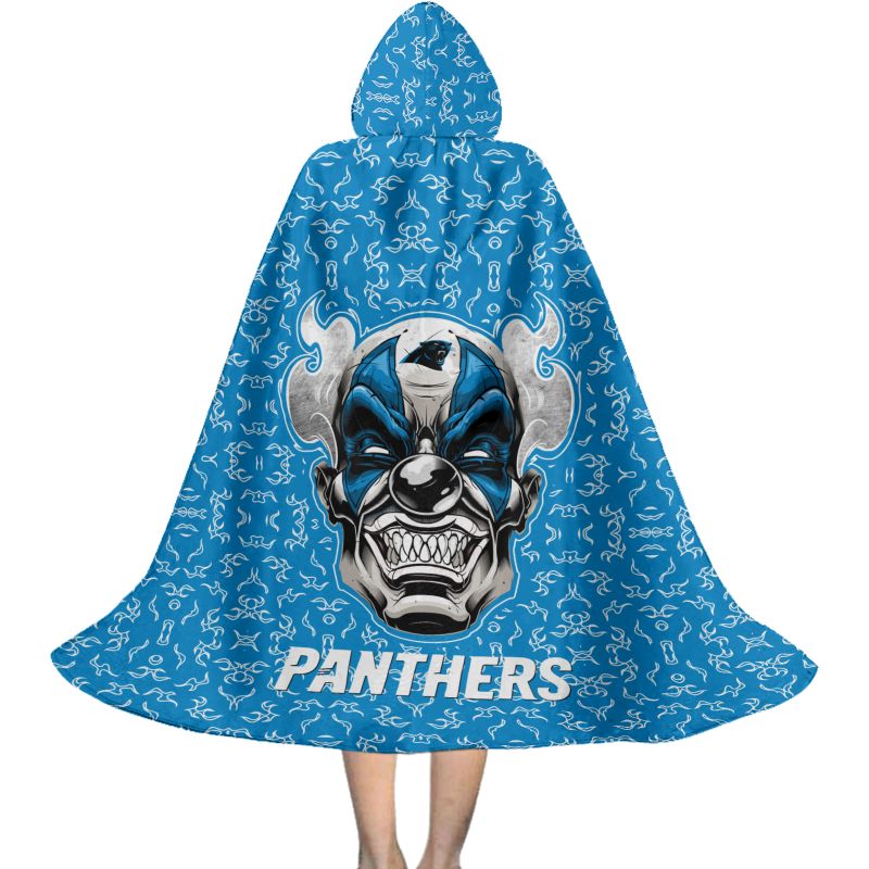 Carolina Panthers Halloween Clown Limited Edition All-Over Print Halloween Cloak