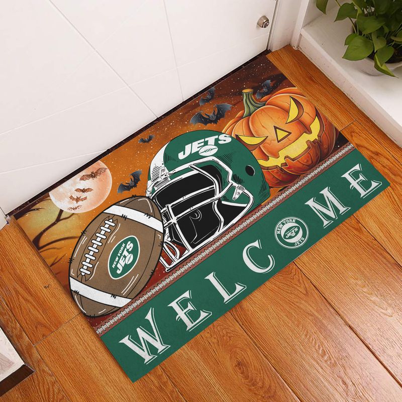 New York Jets Halloween Doormat New Collection AZBTDM000016