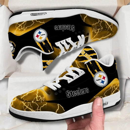 Pittsburgh Steelers Basic Leather JD03 Shoes Men and Women AZBTAJ3000210