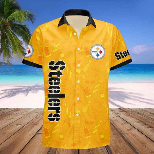 Pittsburgh Steelers Personalized Button Shirt Father’s Day New AZBTBTS000011