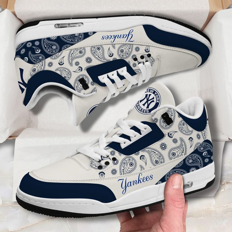 New York Yankees Basic Leather JD03 Shoes Men and Women