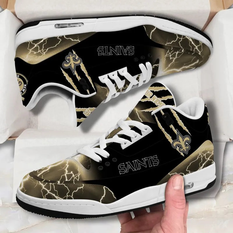 New Orleans Saints Basic Leather JD03 Shoes Men and Women AZBTAJ3000202