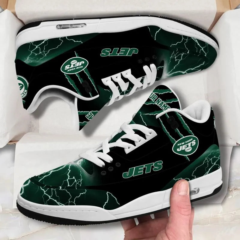 New York Jets Basic Leather JD03 Shoes Men and Women AZBTAJ3000206