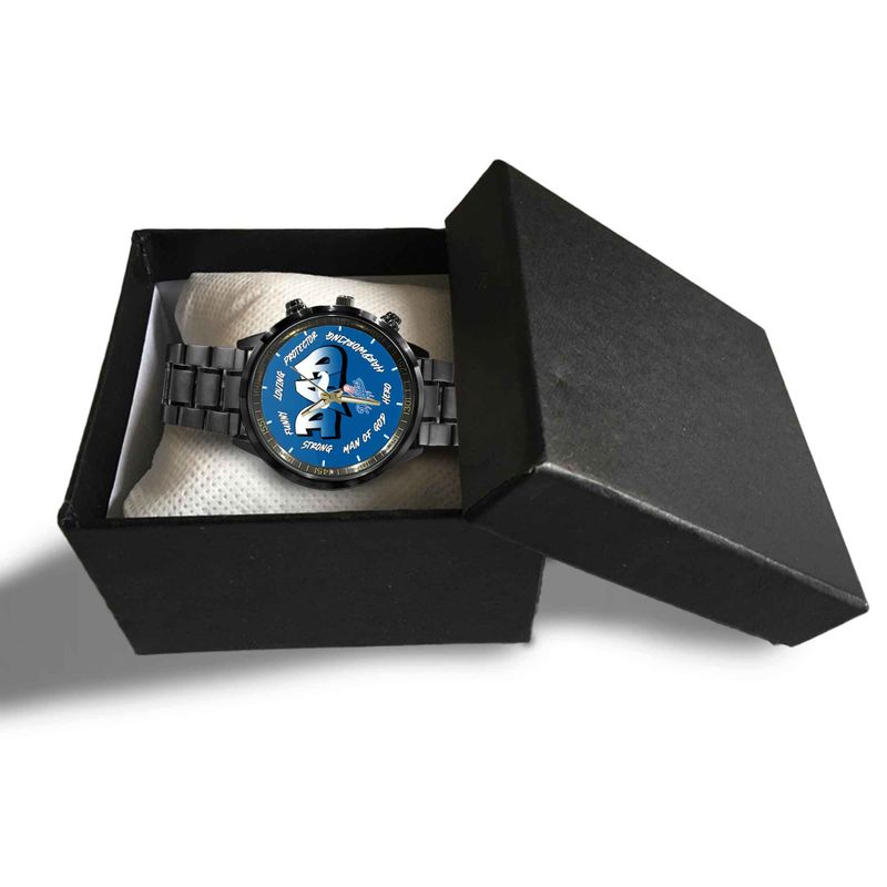 Los Angeles Dodgers Limited Edition Black Stainless Steel Watch For Father’s Day AZBTWA000012