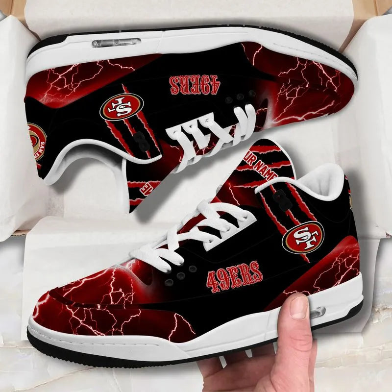 San Francisco 49ers Basic Leather JD03 Shoes Men and Women AZBTAJ3000211