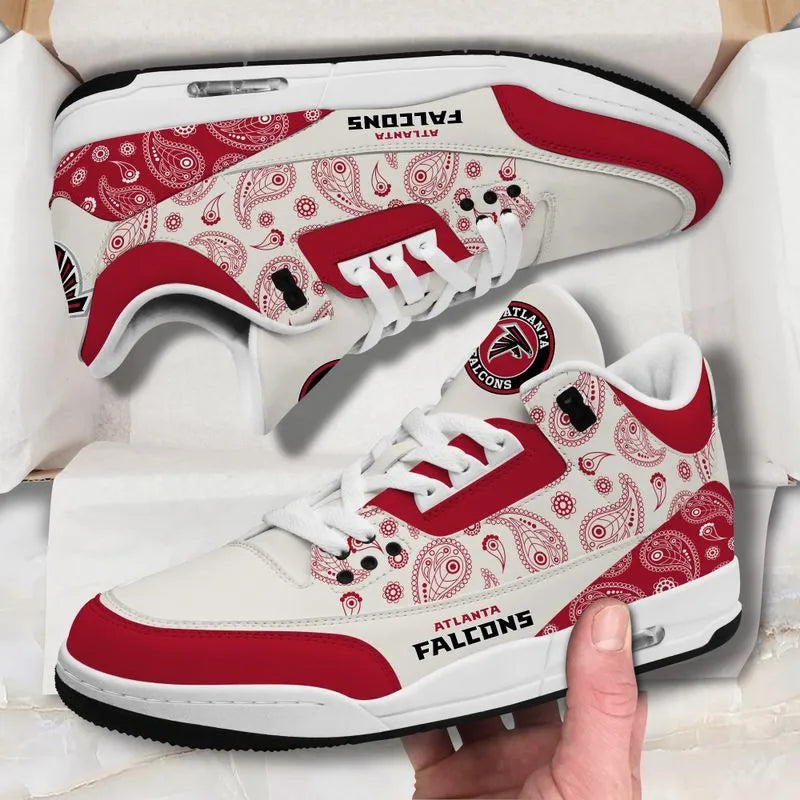 Atlanta Falcons  Basic Leather JD03 Shoes Men and Women AZBTAJ3000162
