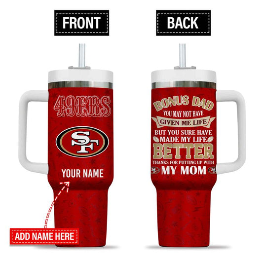 San Francisco 49ers New Personalized 40oz Tumbler Father’s Day AZBT40OZ000173