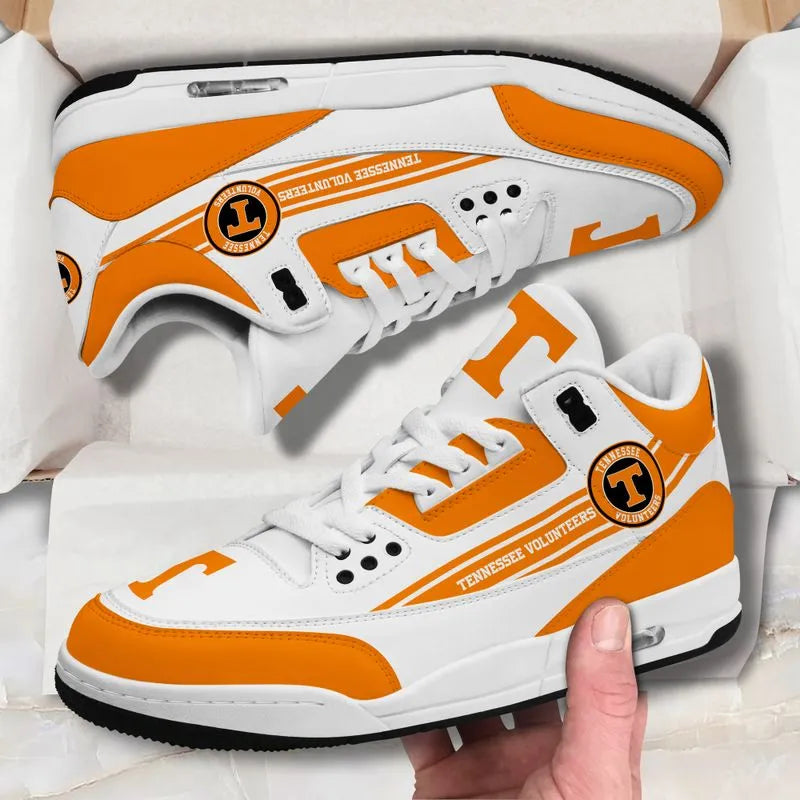 Tennessee Volunteers Basic White Genuine Leather JD03 Shoes Men and Women AZBTAJ3000129