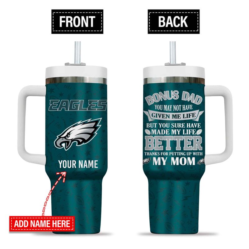 Philadelphia Eagles New Personalized 40oz Tumbler Father’s Day AZBT40OZ000178