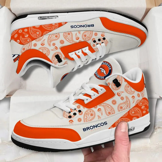 Denver Broncos  Basic Leather JD03 Shoes Men and Women AZBTAJ3000178
