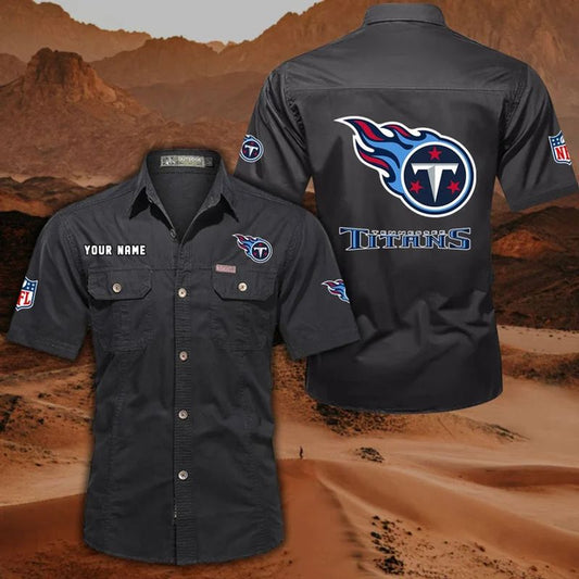 Tennessee Titans Men’s Short Sleeve Cargo Shirts New 2025 AZBT2DCGS000063