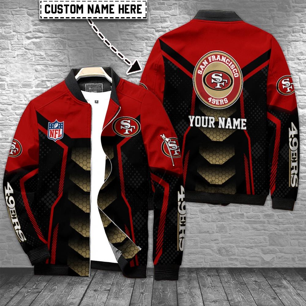 San Francisco 49ers Personalized Bomber Jacket AZCBJ158
